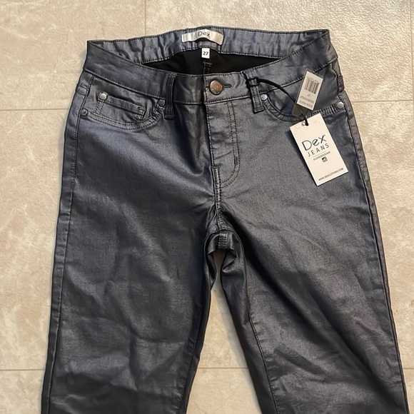 NWT Dec Liquid Silver Jeans 27 - Picture 2 of 4